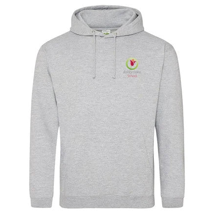 Ashbrooke School - Hoody - Heather Grey