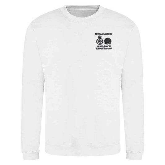 Newcastle United Armed Forces Supporters Club - NUAFSC Tour Premium Sweatshirt - White