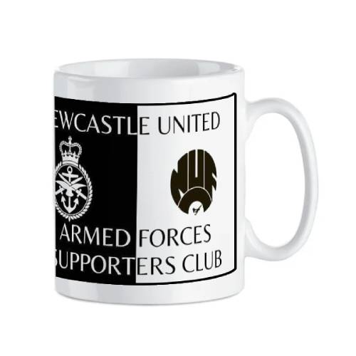 Newcastle United Armed Forces Supporters Club - White Mug