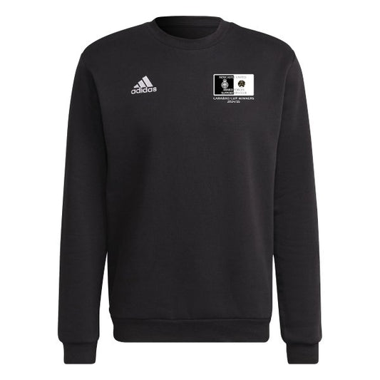 Newcastle United Armed Forces Supporters Club - Carabao Cup Winners Adidas Entrada 22 Sweatshirt - Black