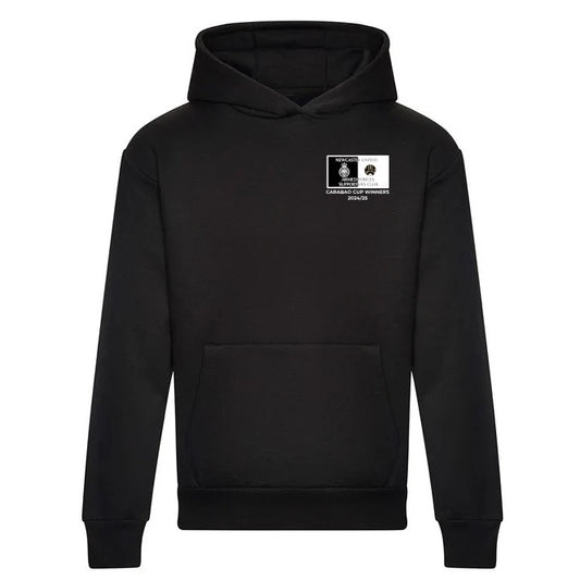 Newcastle United Armed Forces Supporters Club - Carabao Cup Winners Heavyweight Hoodie - Black