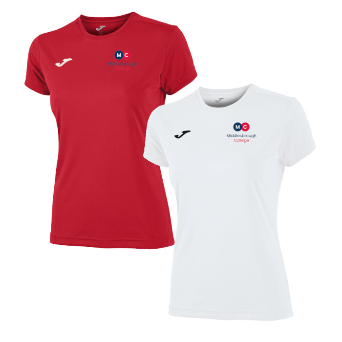 Middlesbrough College Volleyball - 2x Joma Combi T-shirts Red/White