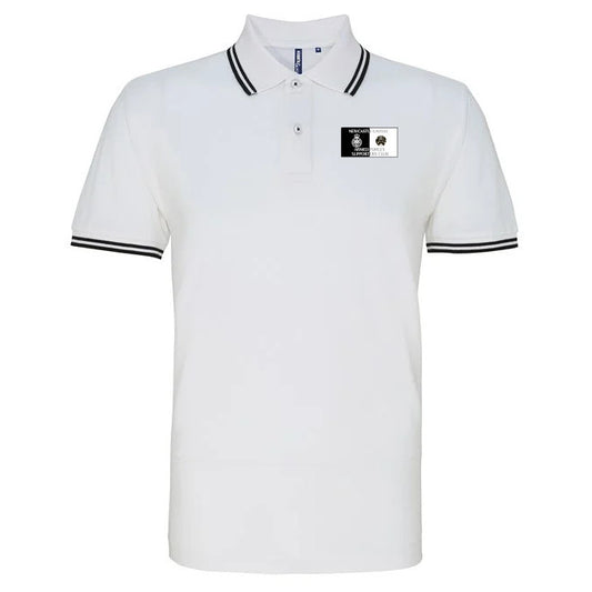 Newcastle United Armed Forces Supporters Club - Piped Polo - White