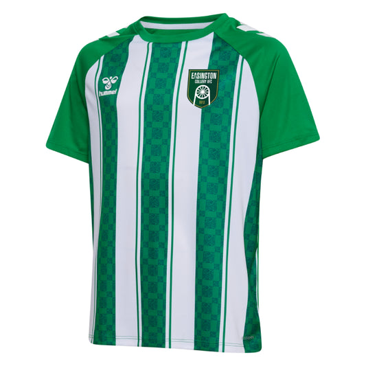 Easington Colliery FC - Hummel Striped Home Jersey
