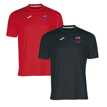 Middlesbrough College Cricket - 2x Joma Combi T-shirts Red/Black