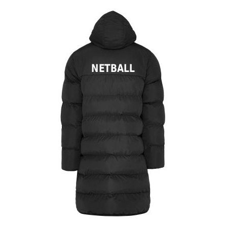 Northumbria University Netball - Long Puffer Jacket