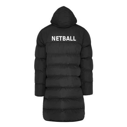 Northumbria University Netball - Long Puffer Jacket