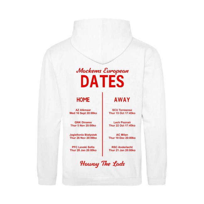 Mackems European Tour - Hoodie