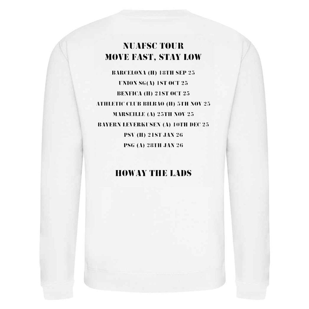 Newcastle United Armed Forces Supporters Club - NUAFSC Tour Premium Sweatshirt - White
