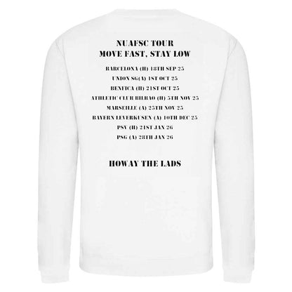 Newcastle United Armed Forces Supporters Club - NUAFSC Tour Premium Sweatshirt - White