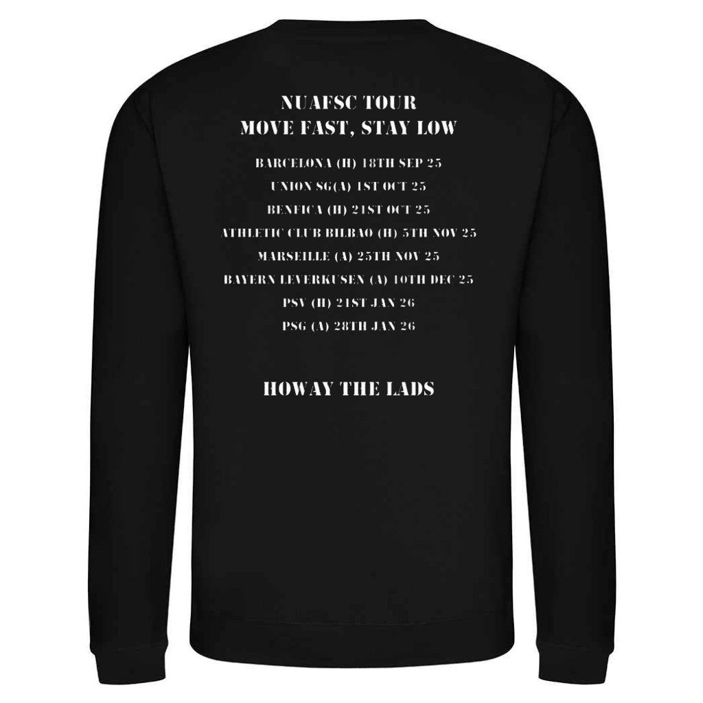 Newcastle United Armed Forces Supporters Club - NUAFSC Tour Premium Sweatshirt - Black