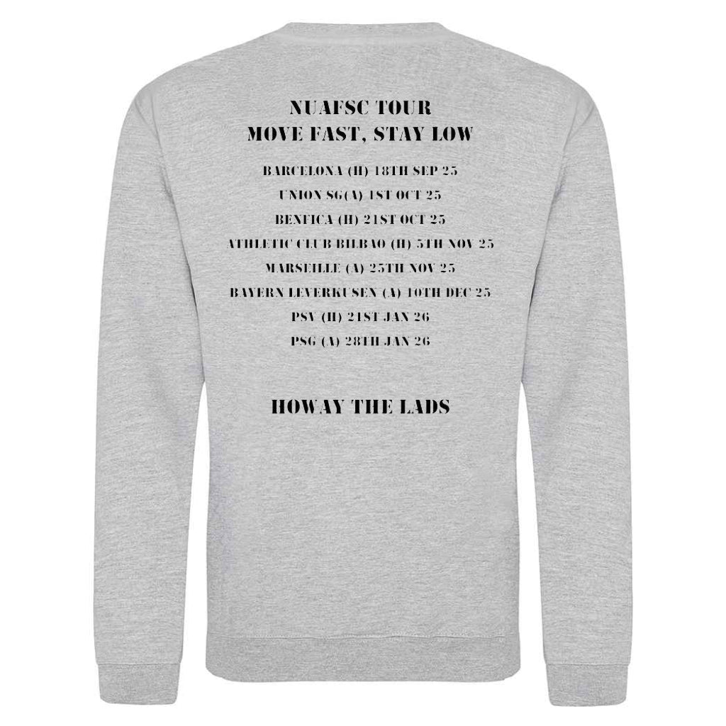 Newcastle United Armed Forces Supporters Club - NUAFSC Tour Premium Sweatshirt - Heather Grey
