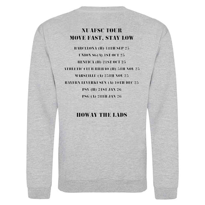 Newcastle United Armed Forces Supporters Club - NUAFSC Tour Premium Sweatshirt - Heather Grey