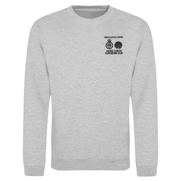 Newcastle United Armed Forces Supporters Club - NUAFSC Tour Premium Sweatshirt - Heather Grey