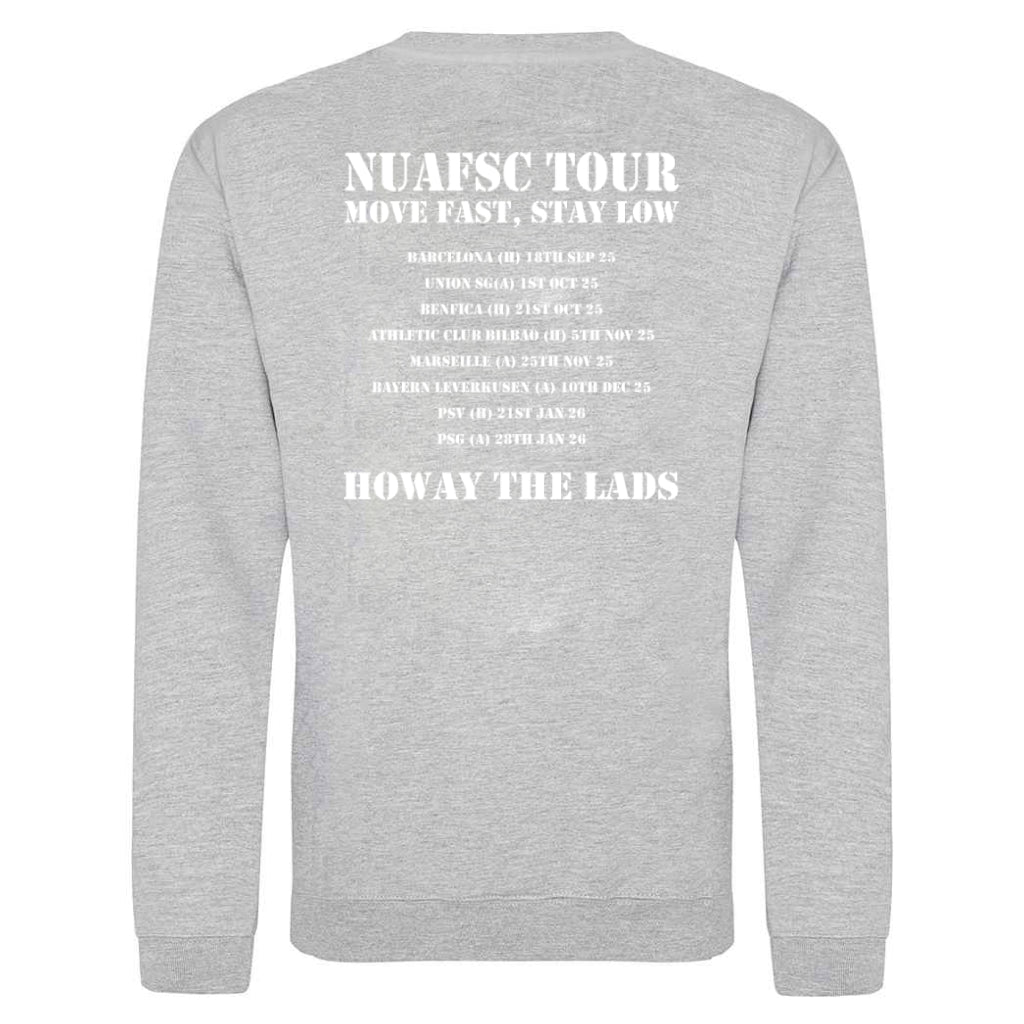 Newcastle United Armed Forces Supporters Club - NUAFSC Tour Premium Sweatshirt - Heather Grey