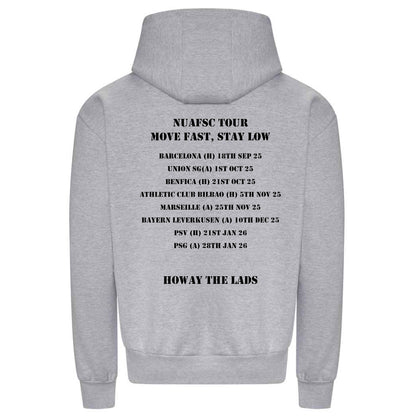 Newcastle United Armed Forces Supporters Club - NUAFSC Tour Heavyweight Hoodie - Heather Grey