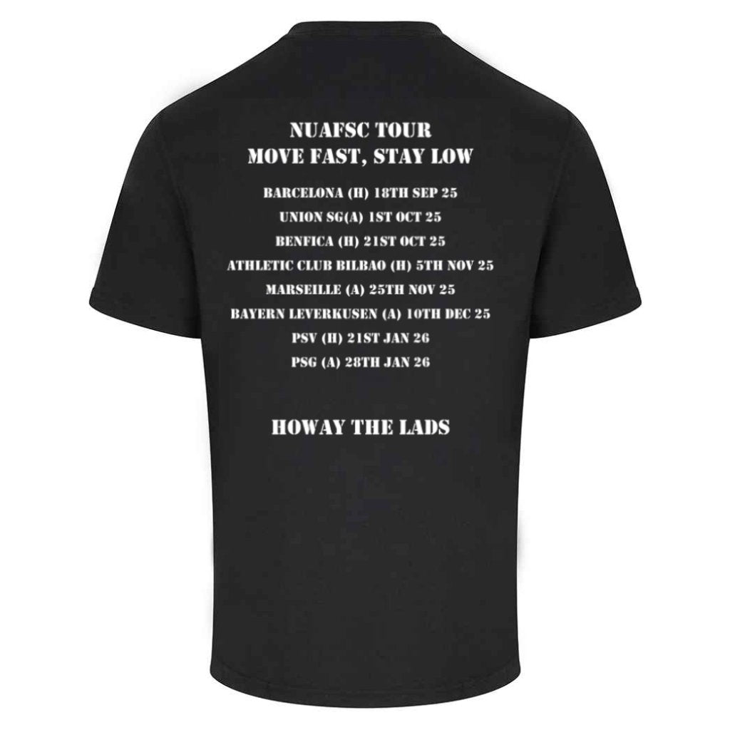 Newcastle United Armed Forces Supporters Club - NUAFSC Tour Pro T-shirt - Black
