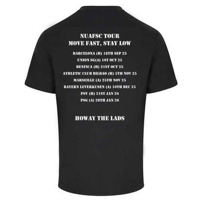 Newcastle United Armed Forces Supporters Club - NUAFSC Tour Pro T-shirt - Black
