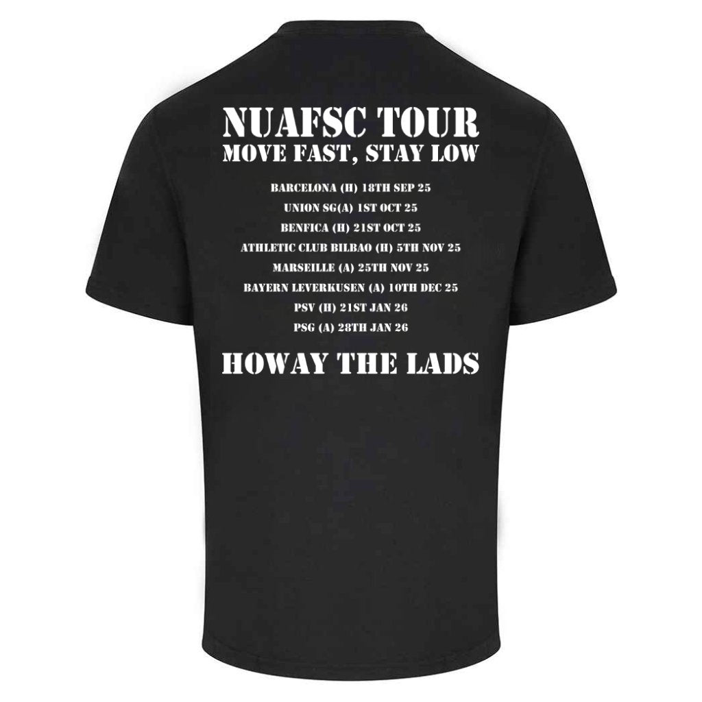 Newcastle United Armed Forces Supporters Club - NUAFSC Tour Pro T-shirt - Black