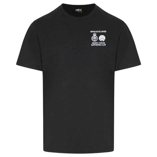 Newcastle United Armed Forces Supporters Club - NUAFSC Tour Pro T-shirt - Black