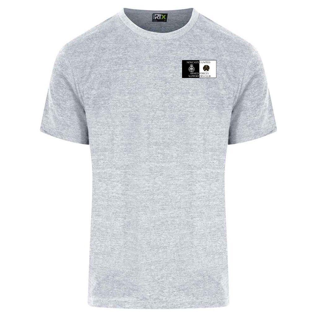 Newcastle United Armed Forces Supporters Club - Pro T-shirt - Heather Grey