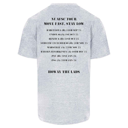 Newcastle United Armed Forces Supporters Club - NUAFSC Tour Pro T-shirt - Heather Grey