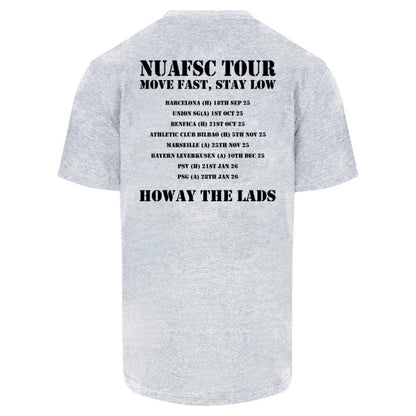 Newcastle United Armed Forces Supporters Club - NUAFSC Tour Pro T-shirt - Heather Grey