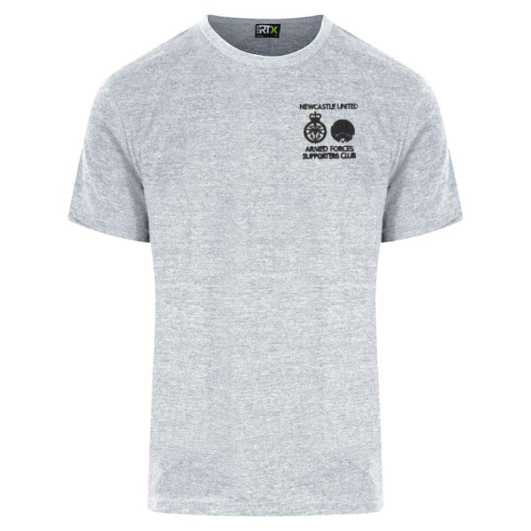 Newcastle United Armed Forces Supporters Club - NUAFSC Tour Pro T-shirt - Heather Grey