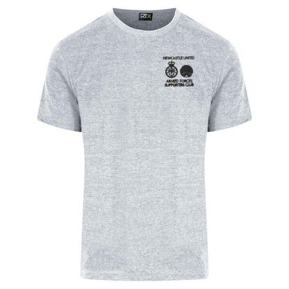 Newcastle United Armed Forces Supporters Club - NUAFSC Tour Pro T-shirt - Heather Grey