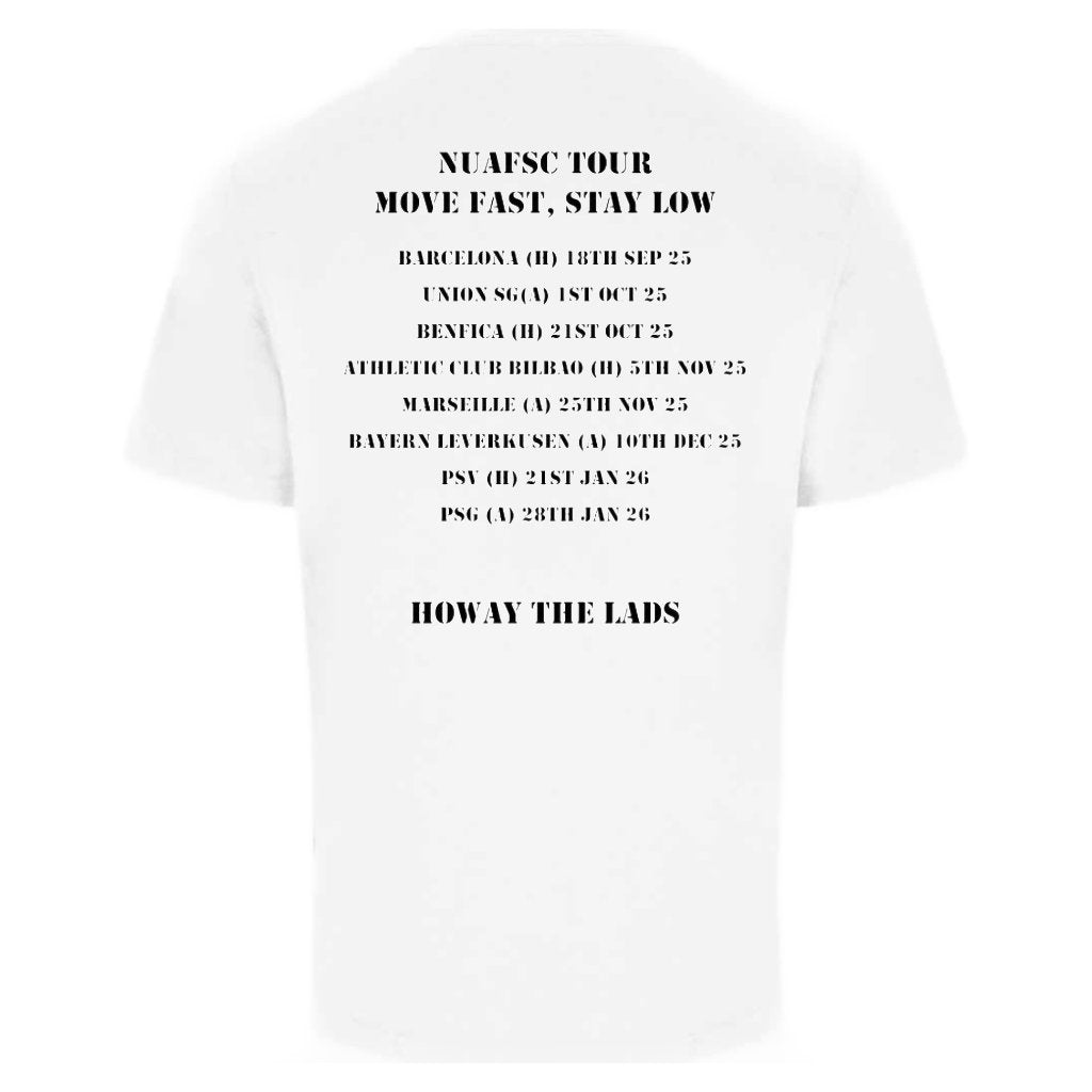 Newcastle United Armed Forces Supporters Club - NUAFSC Tour Pro T-shirt - White