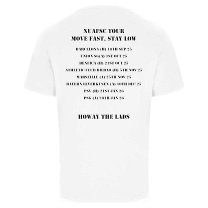 Newcastle United Armed Forces Supporters Club - NUAFSC Tour Pro T-shirt - White
