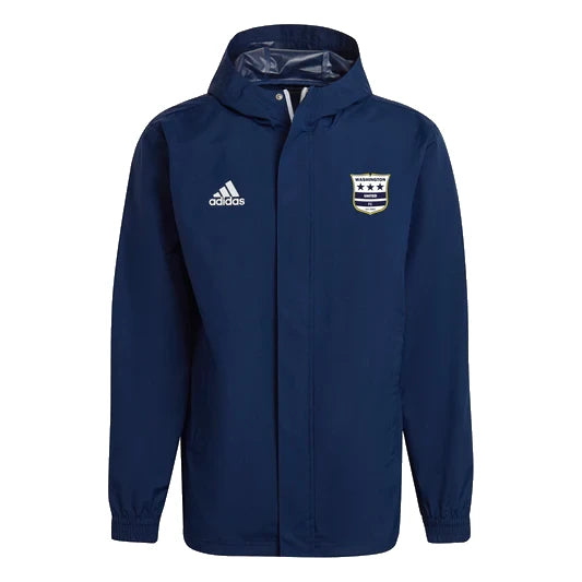 Washington United - Rain Jacket (Navy/White)