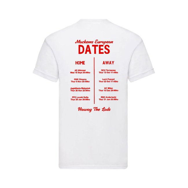 Mackems European Tour - T-Shirt
