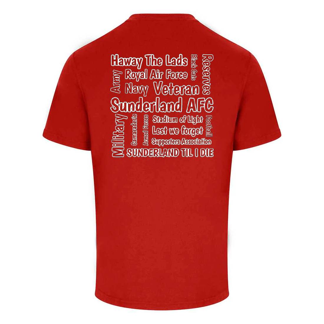 SAFC Armed Forces & Veterans Supporters Association - Premium T-shirt