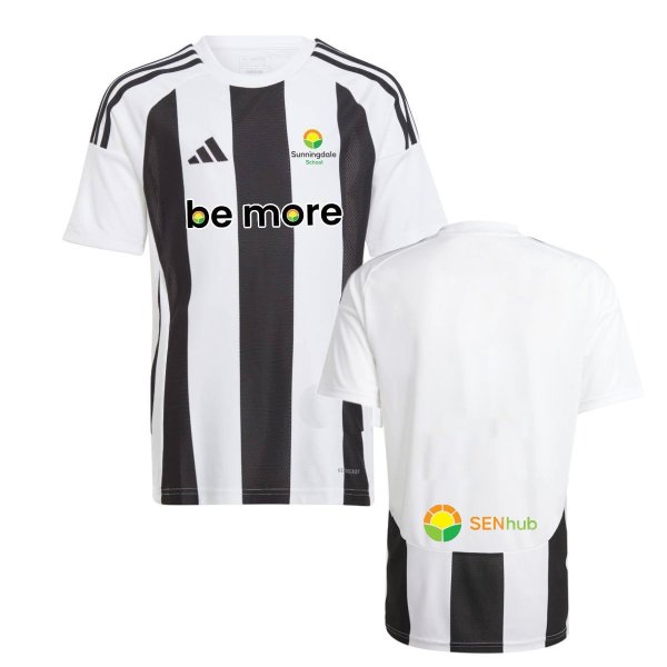 Sunningdale School - Black & White Adidas Football Shirt