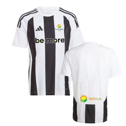 Sunningdale School - Black & White Adidas Football Shirt
