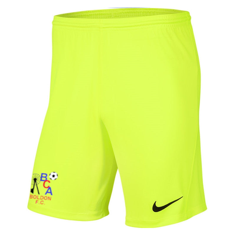 Boldon FC - Nike Park III Away Goal Keeper Shorts