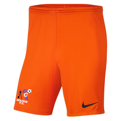 Boldon FC - Nike Park III Away Goal Keeper Shorts