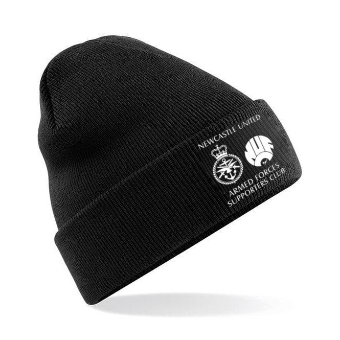 Newcastle United Armed Forces Supporters Club - Beanie Hat - Black