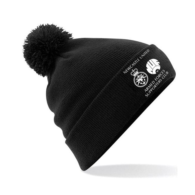 Newcastle United Armed Forces Supporters Club - Bobble Hat - Black