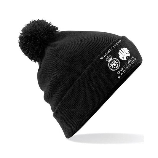 Newcastle United Armed Forces Supporters Club - Bobble Hat - Black