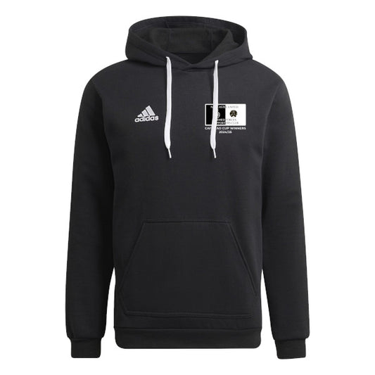 Newcastle United Armed Forces Supporters Club - Carabao Cup Winners Adidas Entrada 22 Hoodie - Black