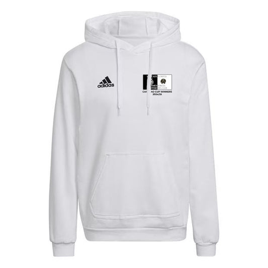 Newcastle United Armed Forces Supporters Club - Carabao Cup Winners Adidas Entrada 22 Hoodie - White
