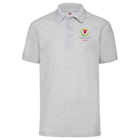 Ashbrooke School - Secondary Polo Shirt - Heather Grey