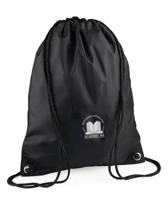 Academy 360 - PE Kit - Black Gym Sack