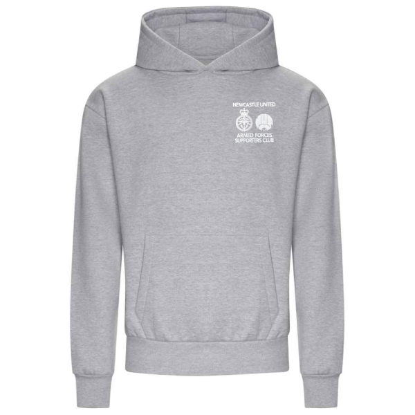 Newcastle United Armed Forces Supporters Club - NUAFSC Tour Heavyweight Hoodie - Heather Grey