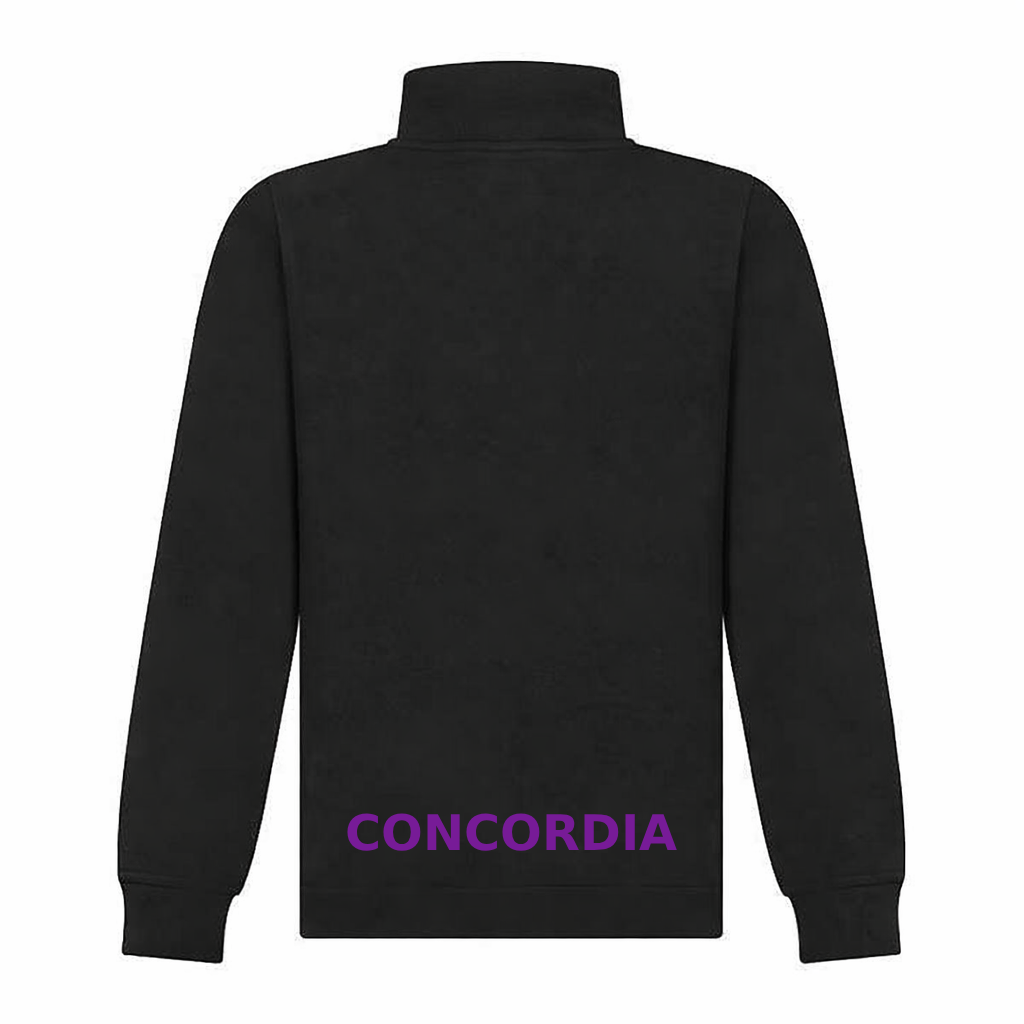 Concordia Netball Club - Kids Fit 1/4 Zip Sweatshirt