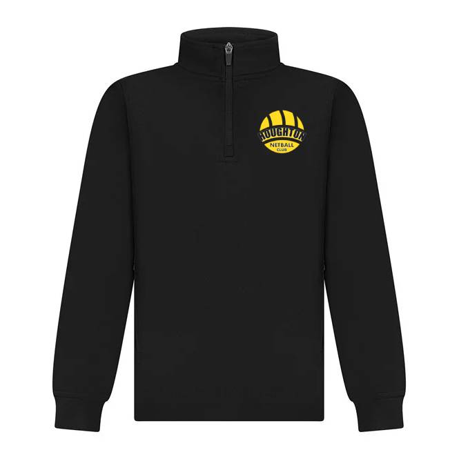 Houghton Netball Club - Junior 1/4 Zip Sweatshirt