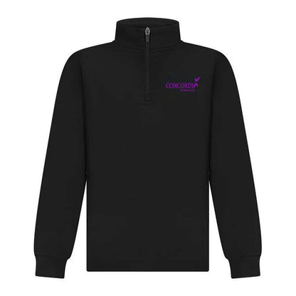 Concordia Netball Club - Kids Fit 1/4 Zip Sweatshirt