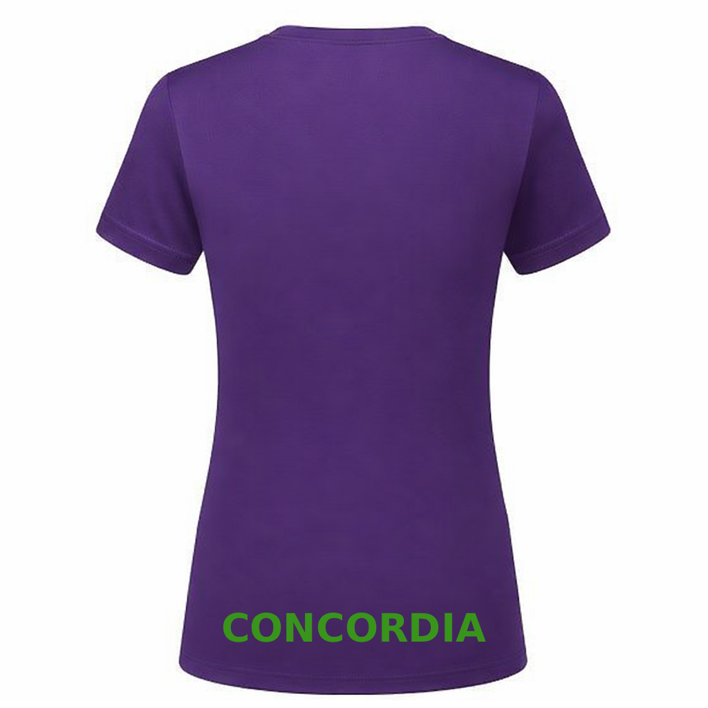 Concordia Netball Club - Ladies Fit Tee (Purple)